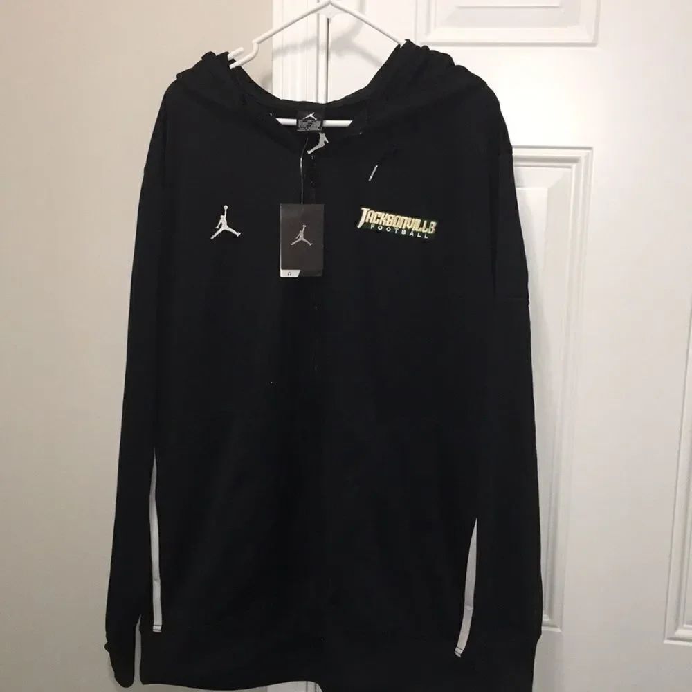 New Jacksonville University JU Dolphins Jordan Jumpman Hoodie Hooded Jacket XXL